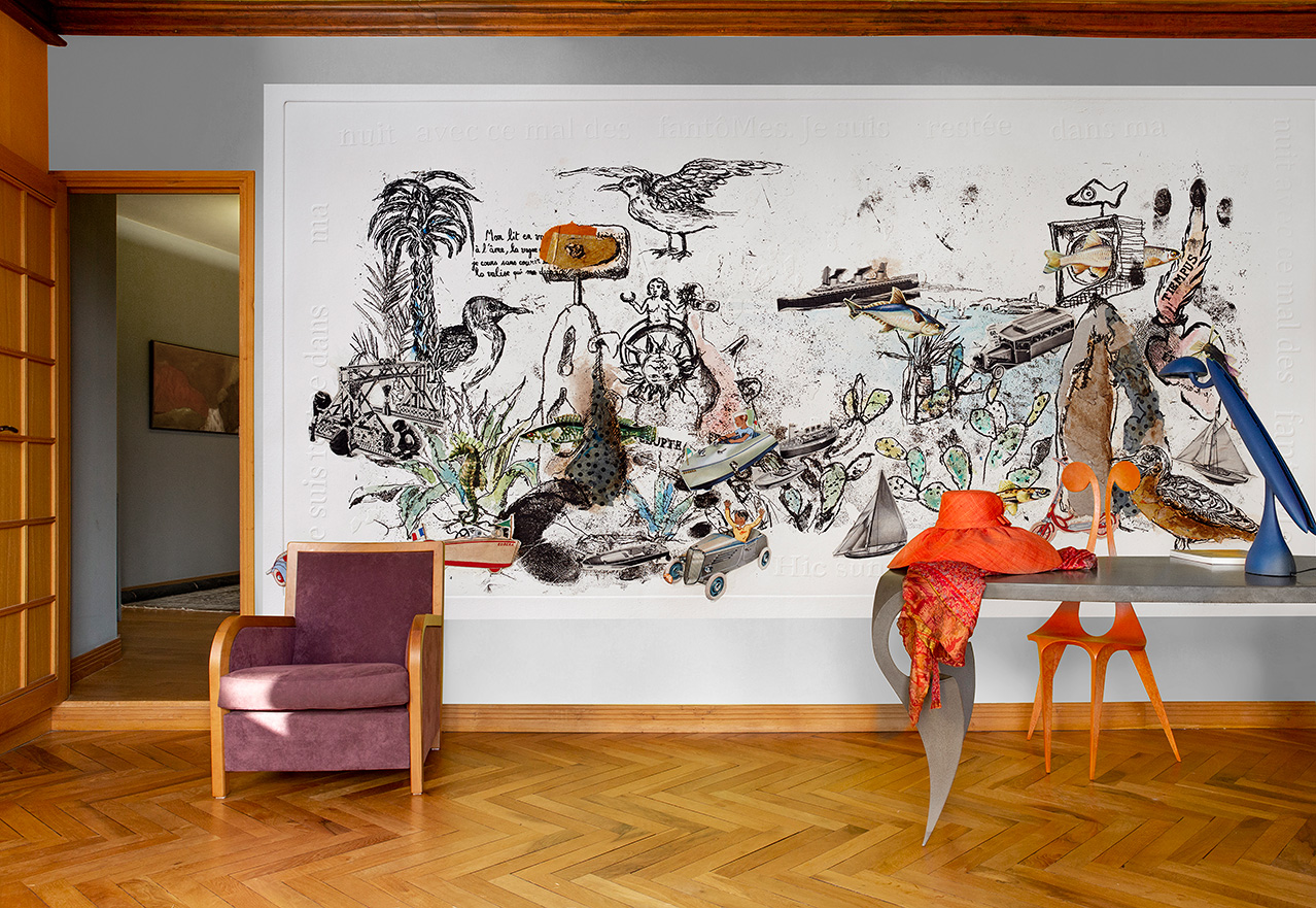 salon panoramique iodé papier peint charlotte Massip